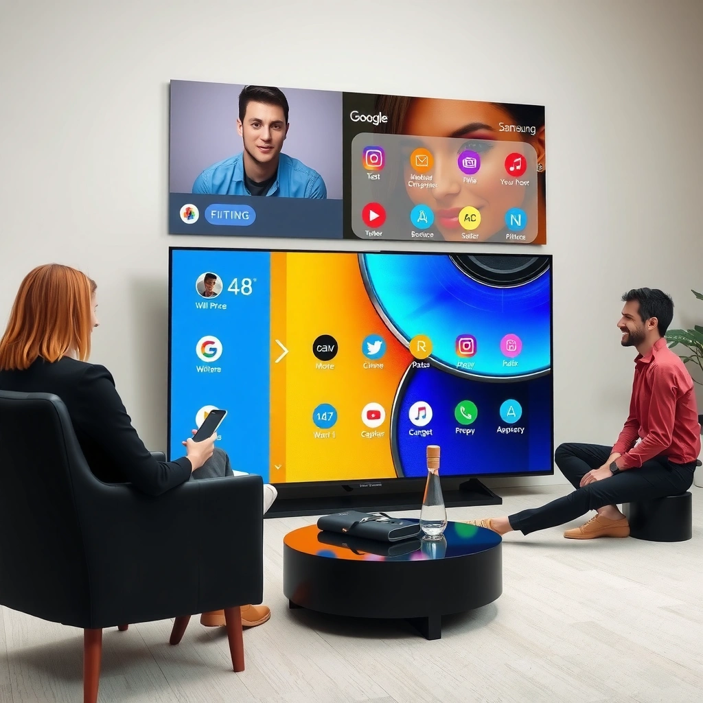 User checking for updates on a Samsung Smart TV to ensure optimal performance.