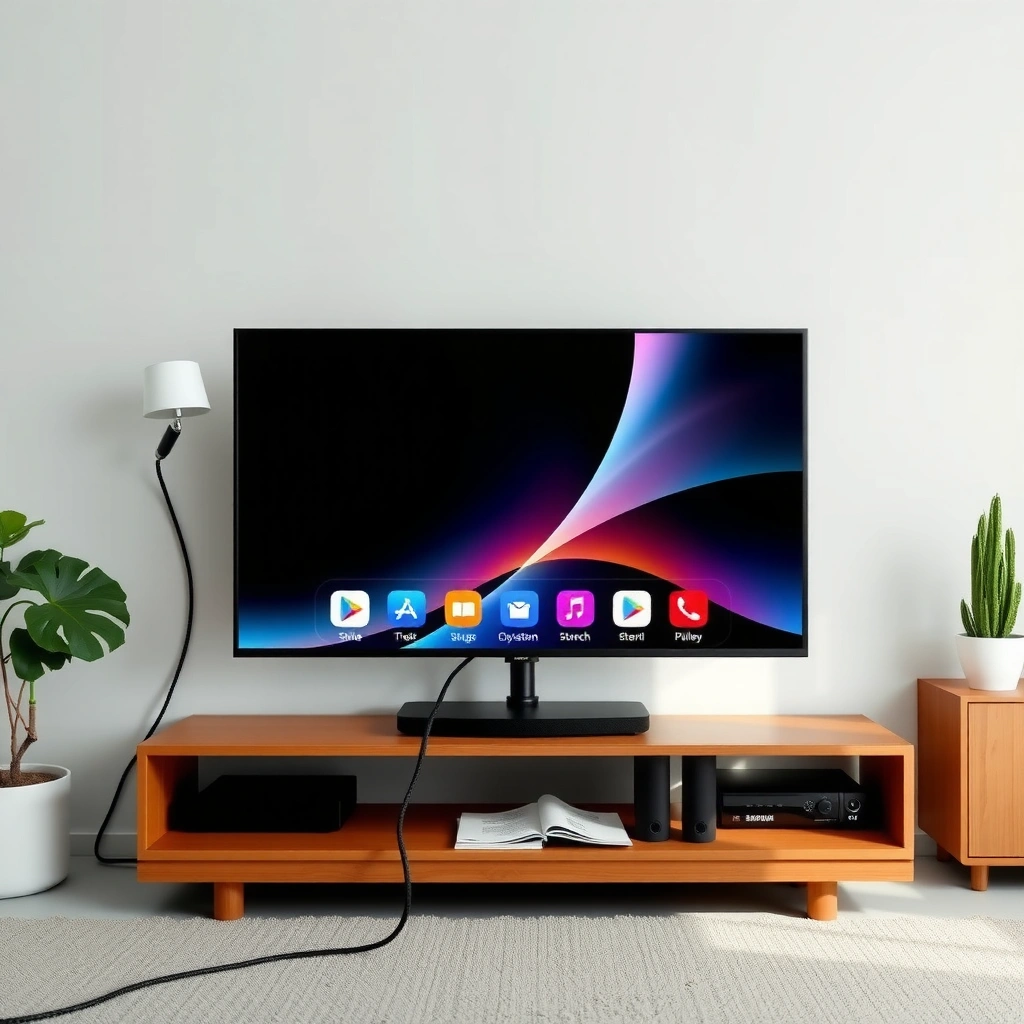 A Samsung Smart TV displaying model information and backup options for data before factory reset.