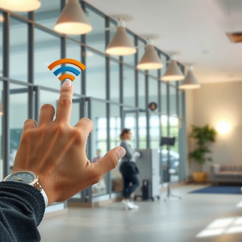 A user checking their device's saved WiFi password settings for easy access.