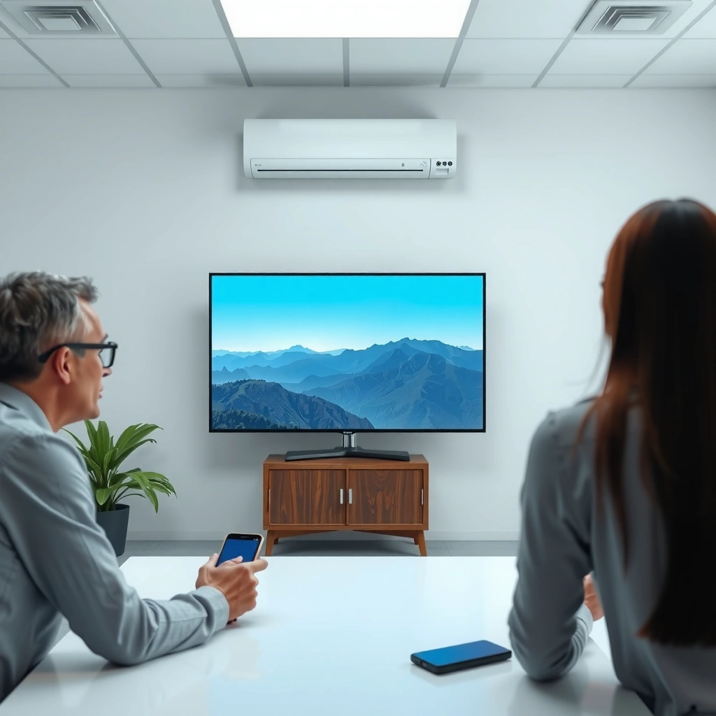 Image showing how to check compatibility between your phone and smart TV for connection.