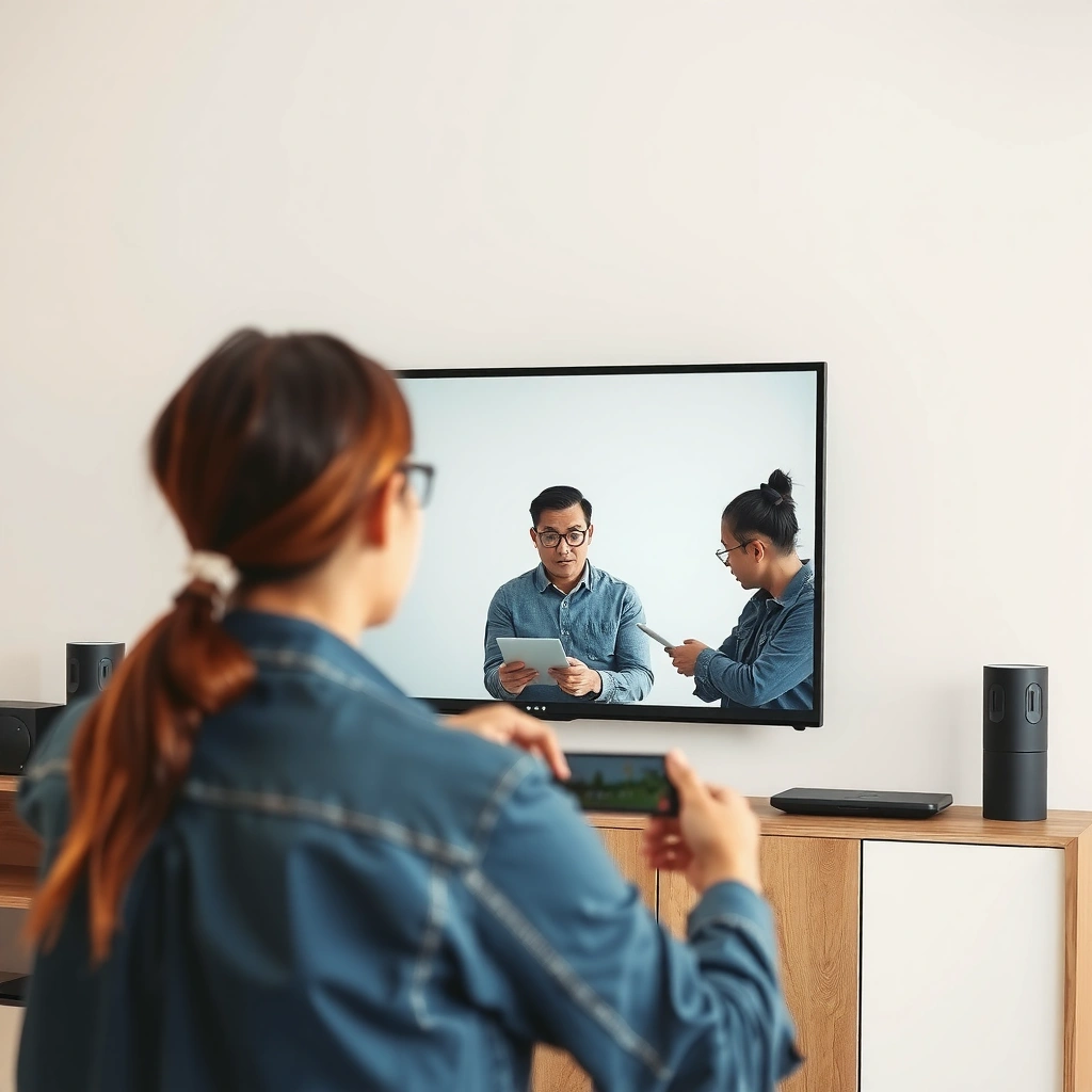 A checklist for verifying smart TV compatibility for screen mirroring.
