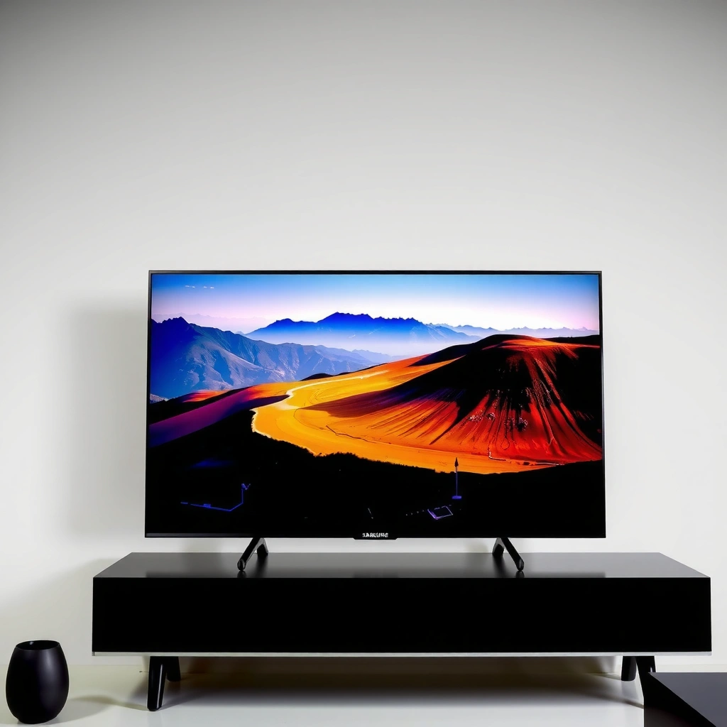 Image showing how to check connections and power on a Samsung Smart TV during setup.