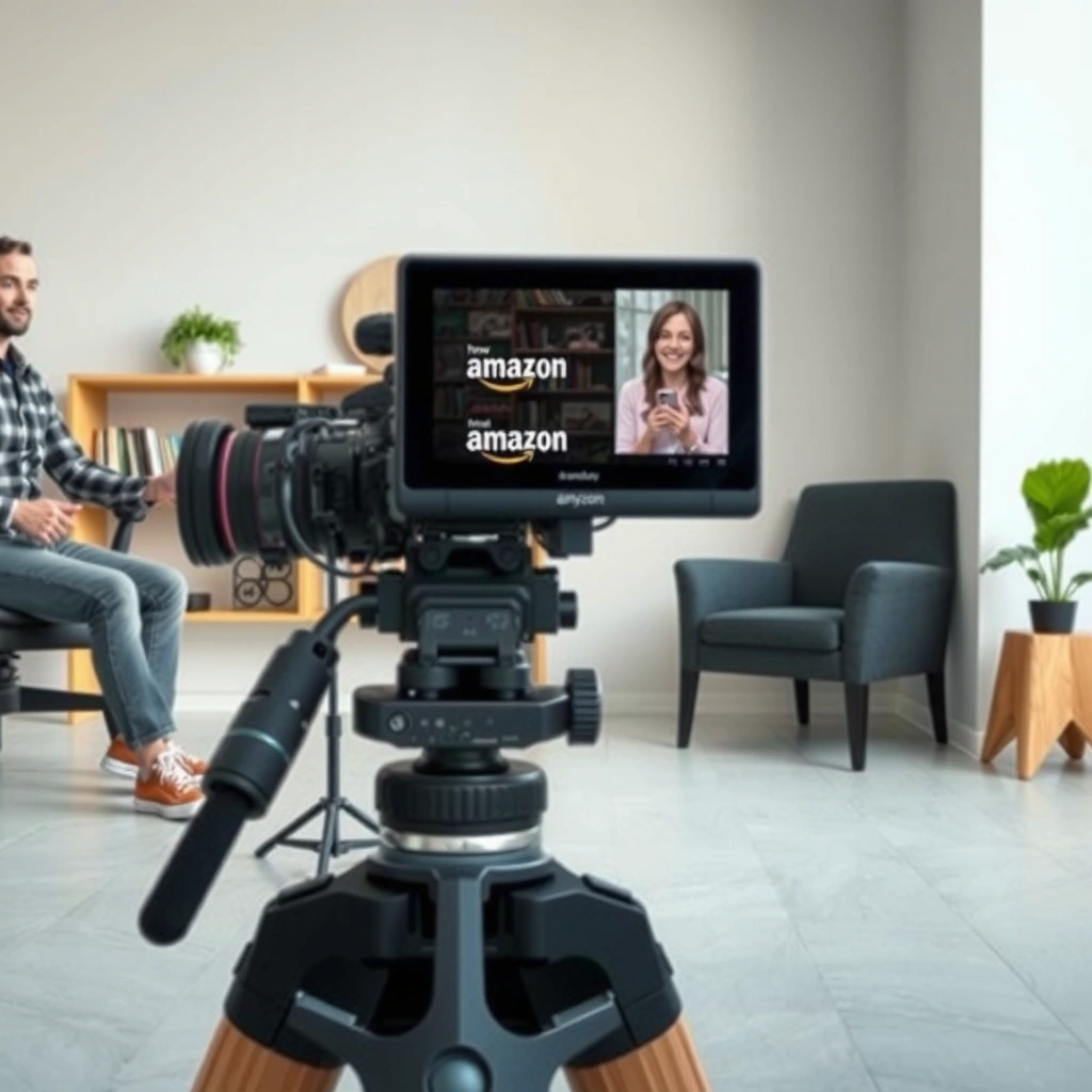User checking smart TV settings for Amazon Prime Video access