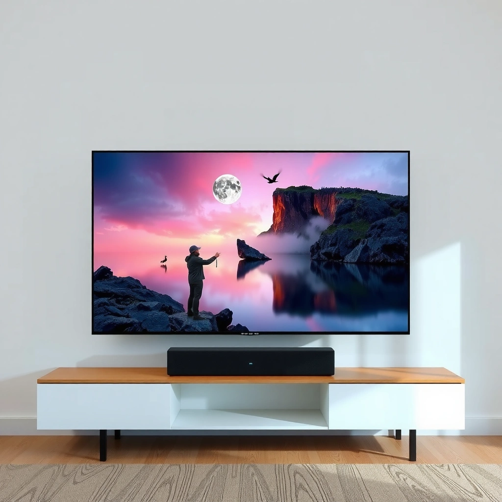 Image showing various ports on a smart TV and soundbar for connection setup.