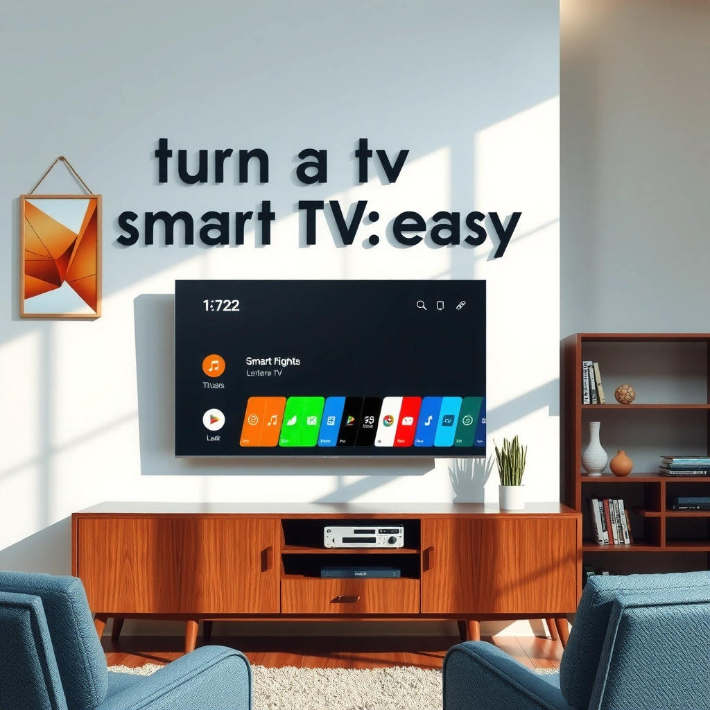 Image showing various TV inputs and a Wi-Fi router for smart TV setup.