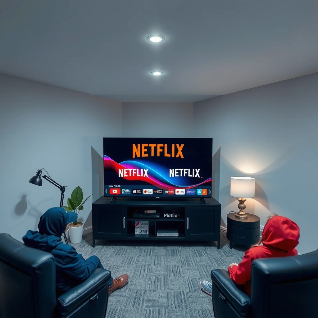 Image showing various input ports on a non-smart TV for connecting devices to view Netflix.