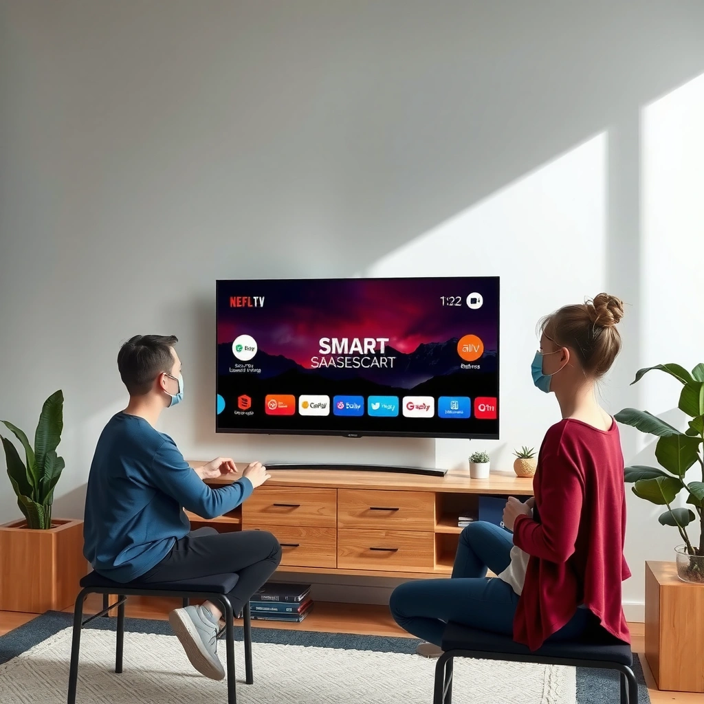A person checking Wi-Fi settings and Samsung TV compatibility for smart casting.