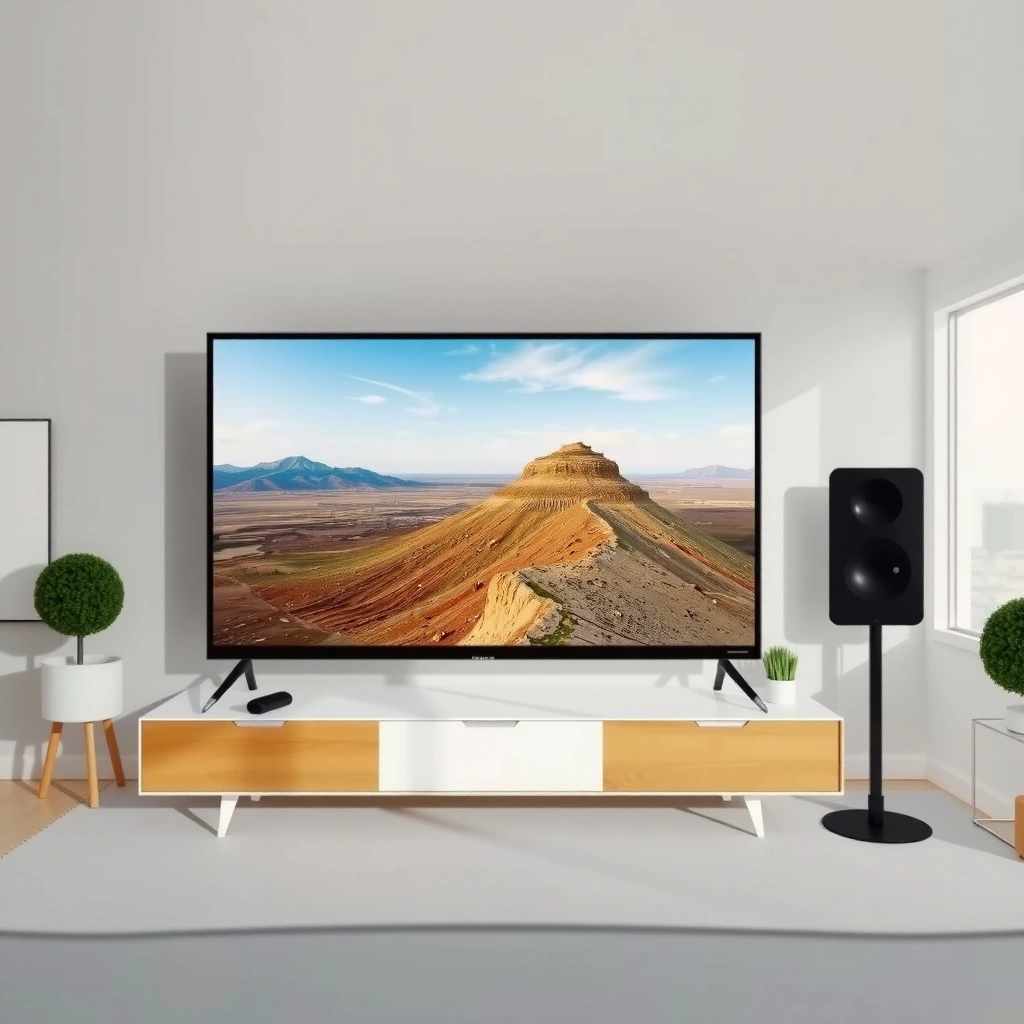 A person checking WiFi settings on a smart TV to ensure compatibility.
