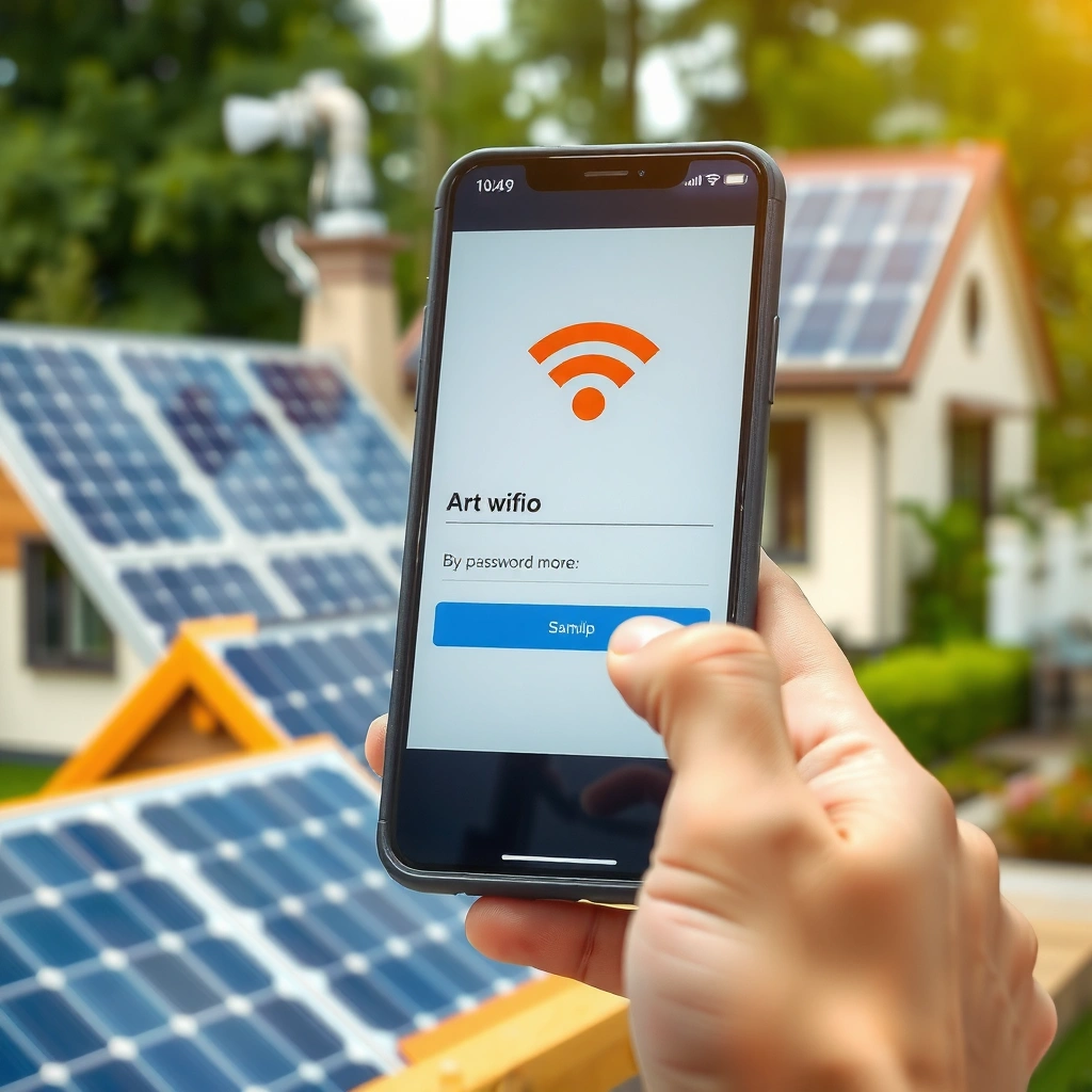 Smartphone displaying WiFi connection status for finding WiFi password on Android and iPhone