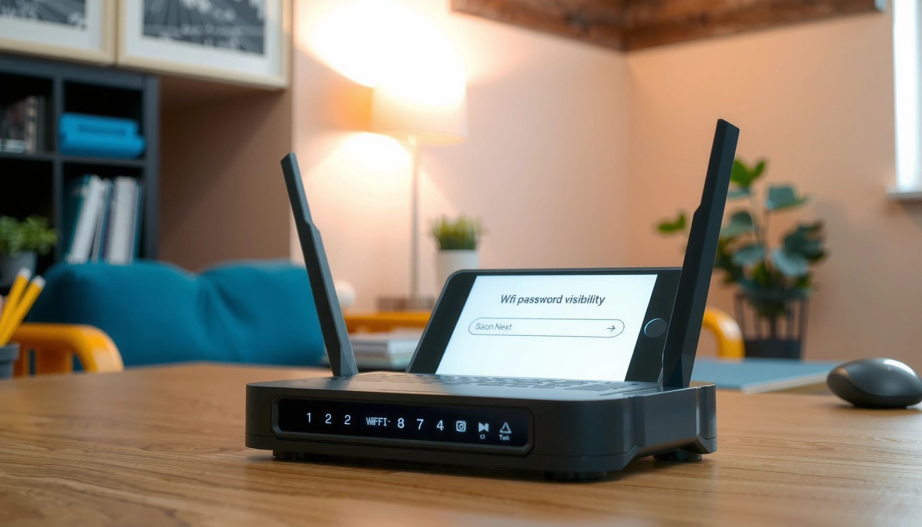 Illustration showing quick ways to check WiFi password on various devices.