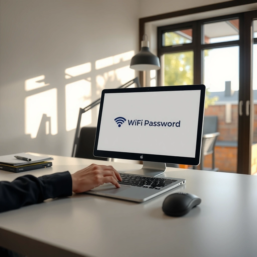 Image showing how to check saved WiFi passwords on a Windows computer