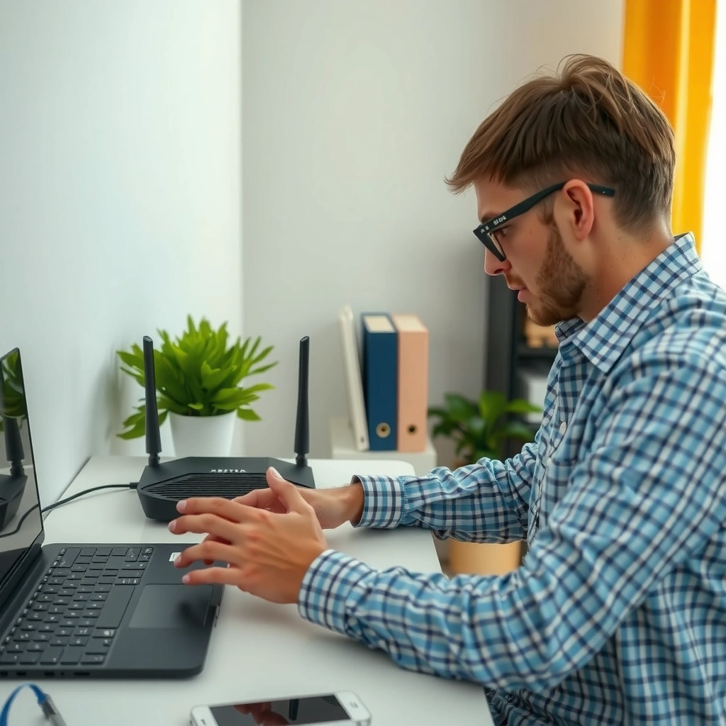 A visual guide to checking your Wi-Fi or Ethernet connection for router access.