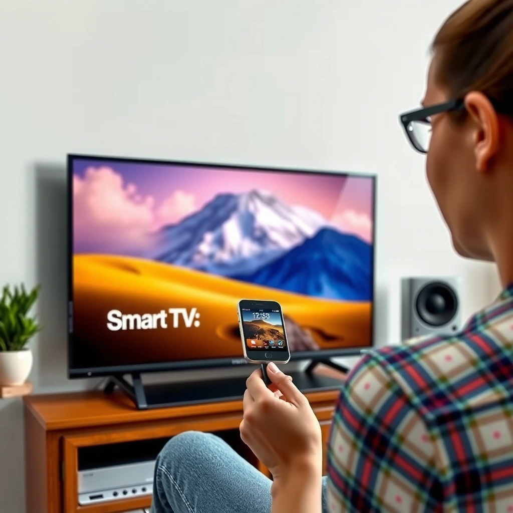 Image showing how to check connections and equipment for a smart TV setup.