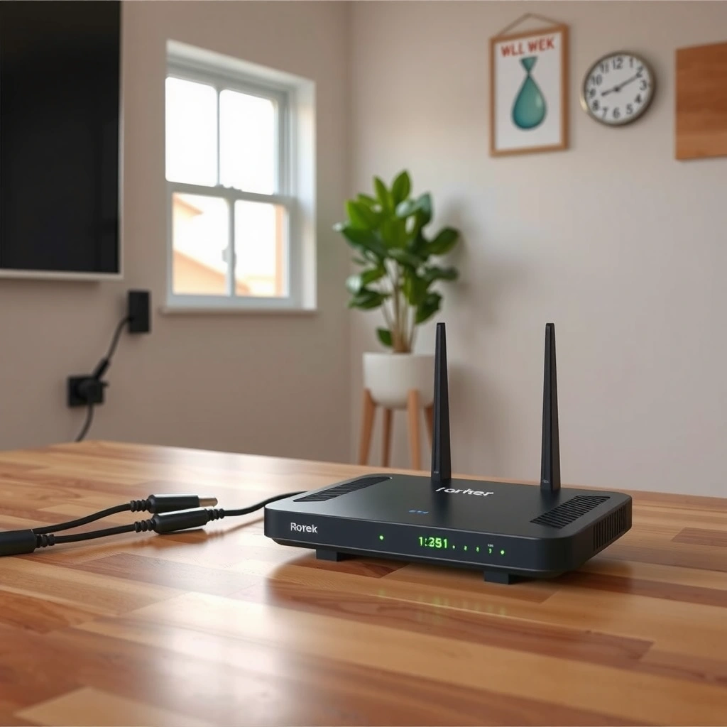 Image showing modem and router equipment with visible ports for setup guidance