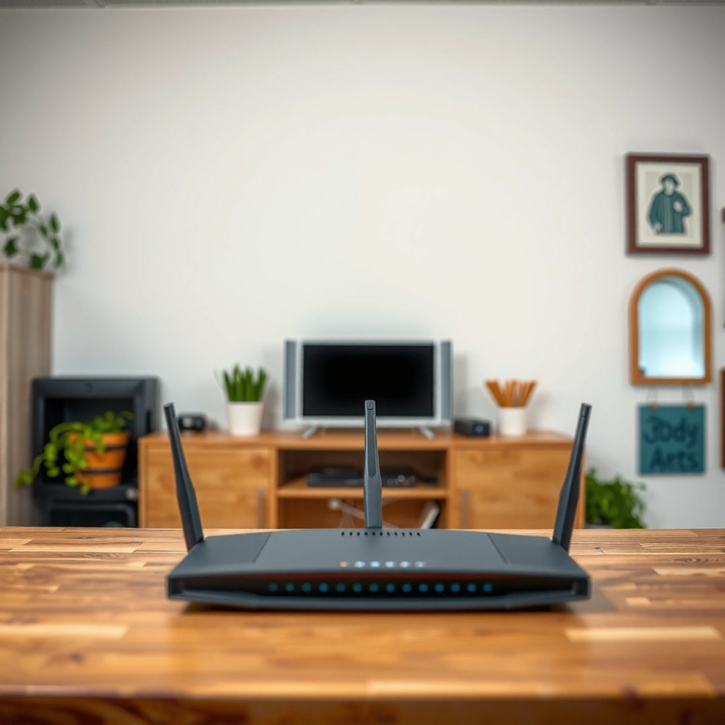 A person checking their network connection settings on a device before logging into the router.