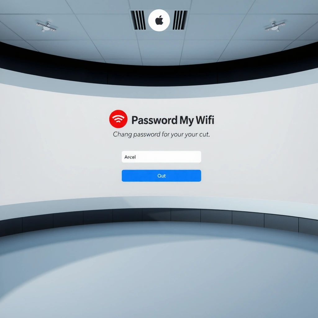 User checking router access settings for changing WiFi password