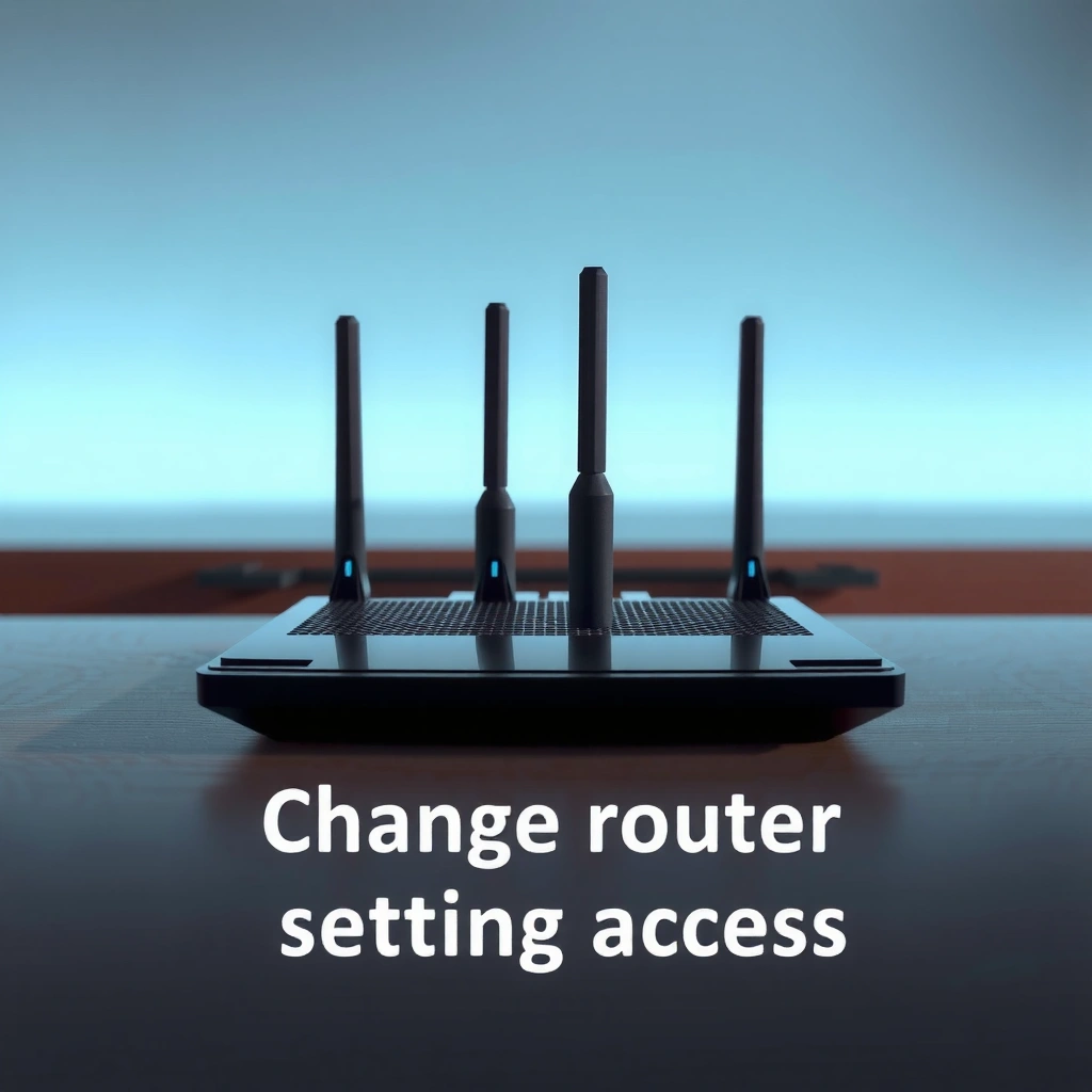 Image showing how to find router access details for changing settings