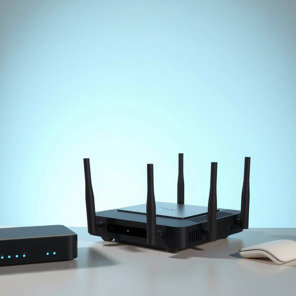 Image showing how to check router and modem equipment and connection type for setup.