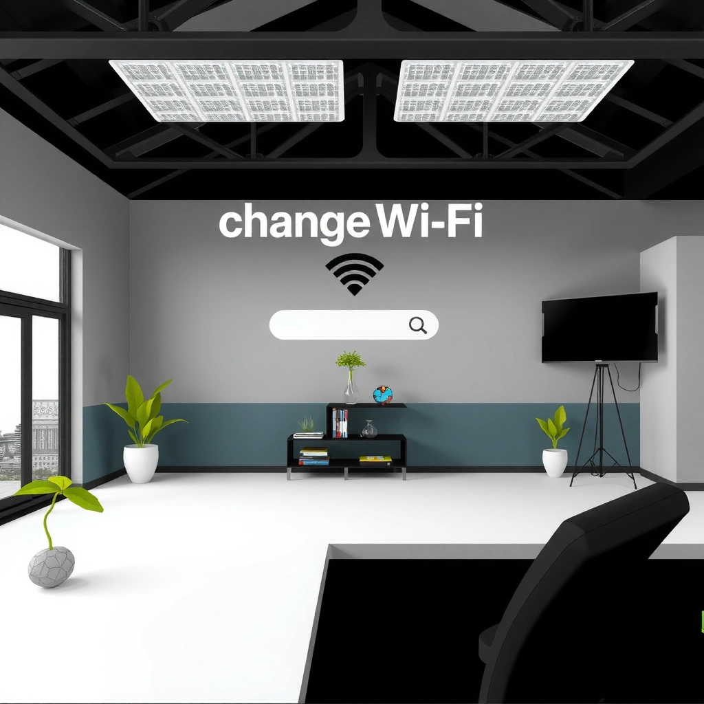 Image showing how to check your router details for changing WiFi name and password.