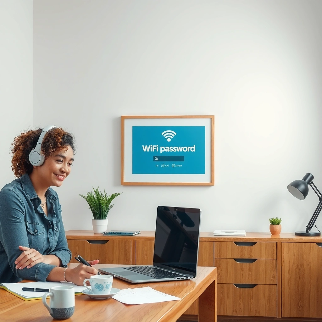 A person checking a router for the WiFi password label to access their network.