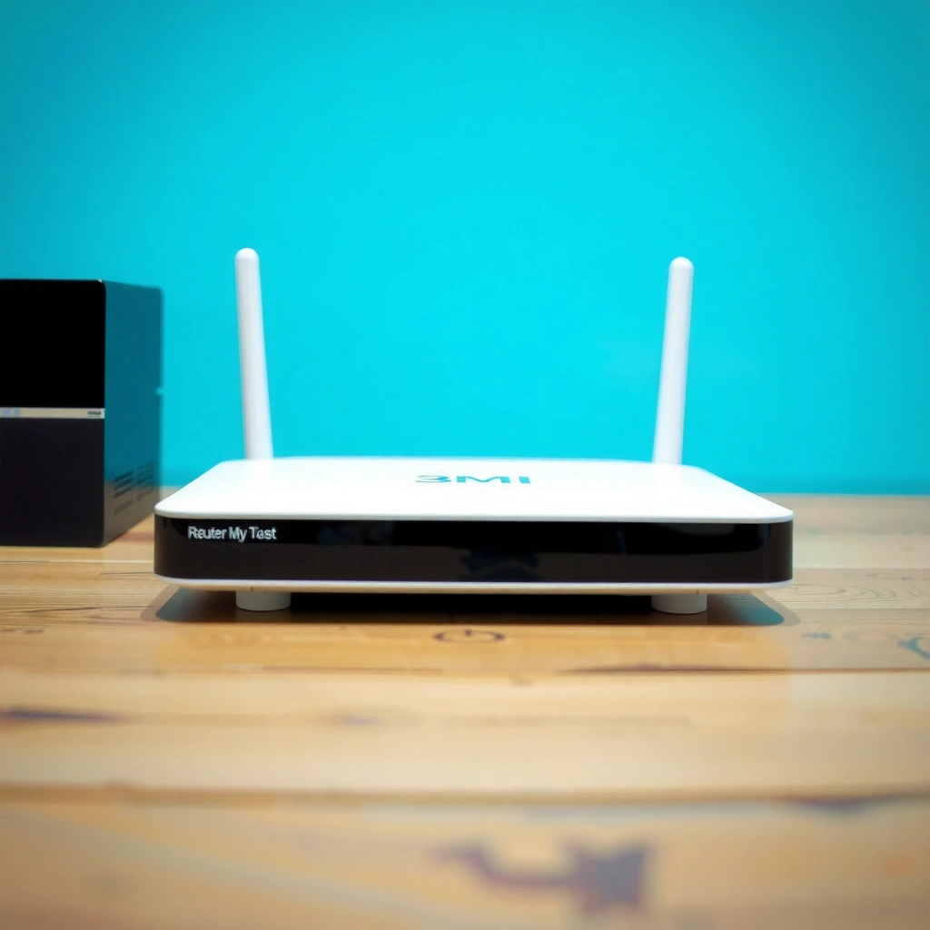 Image showing a router label with IP address and model information for easy identification.
