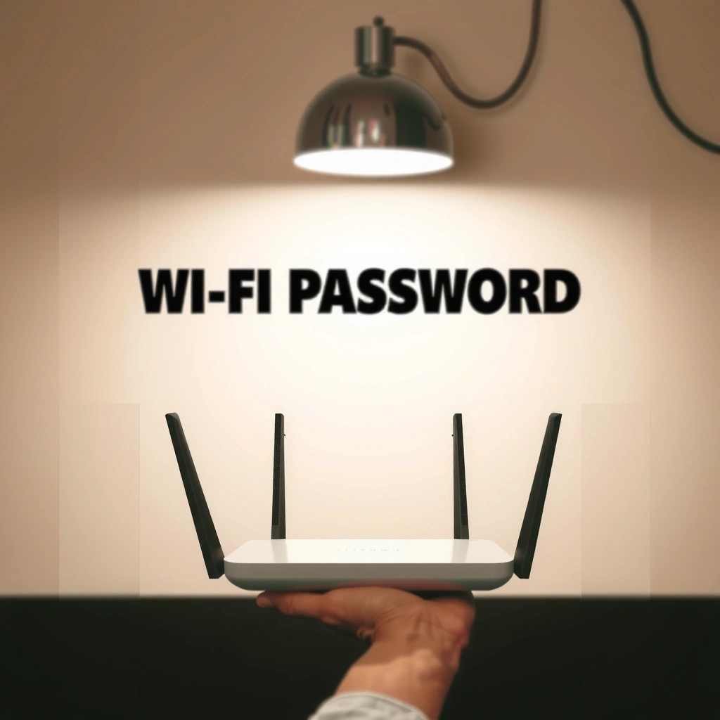 Image showing how to find router login details for changing WiFi password