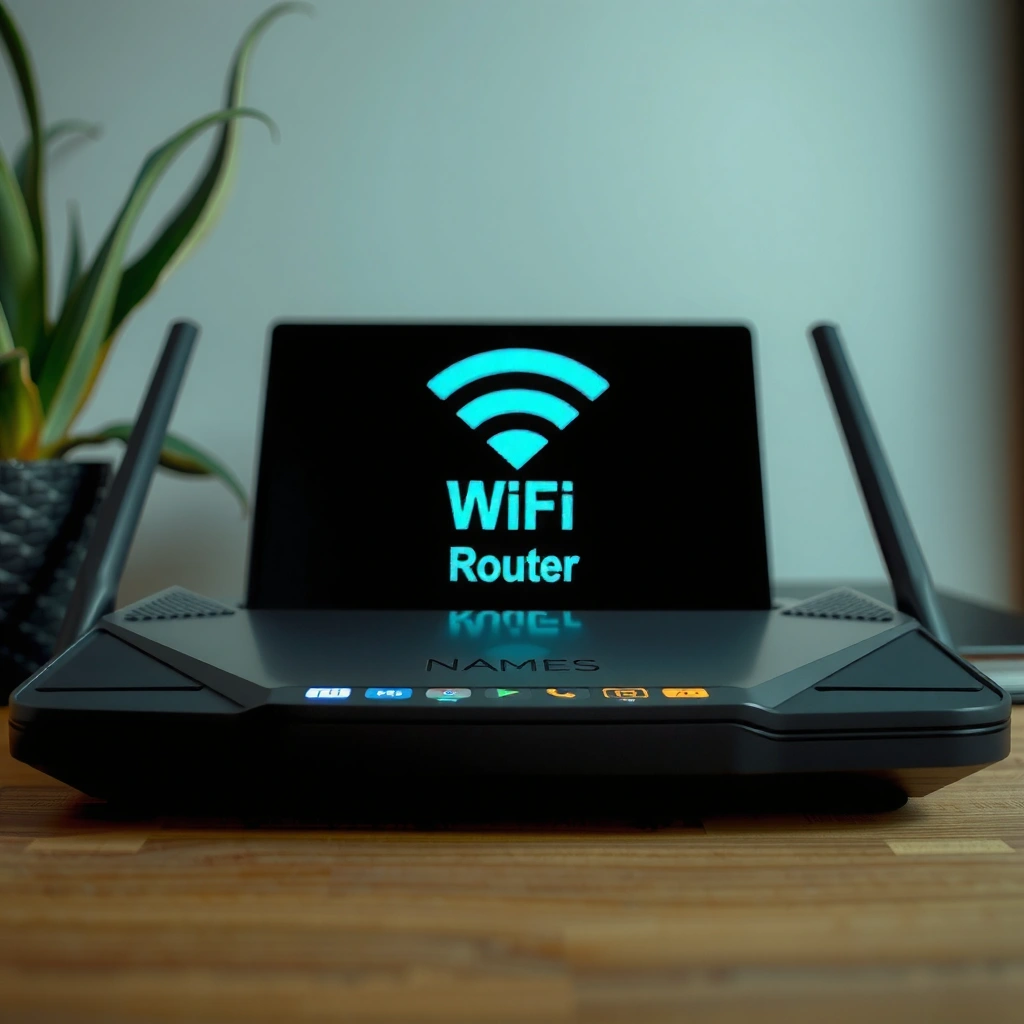 Image showing how to check router and network details for WiFi name change.
