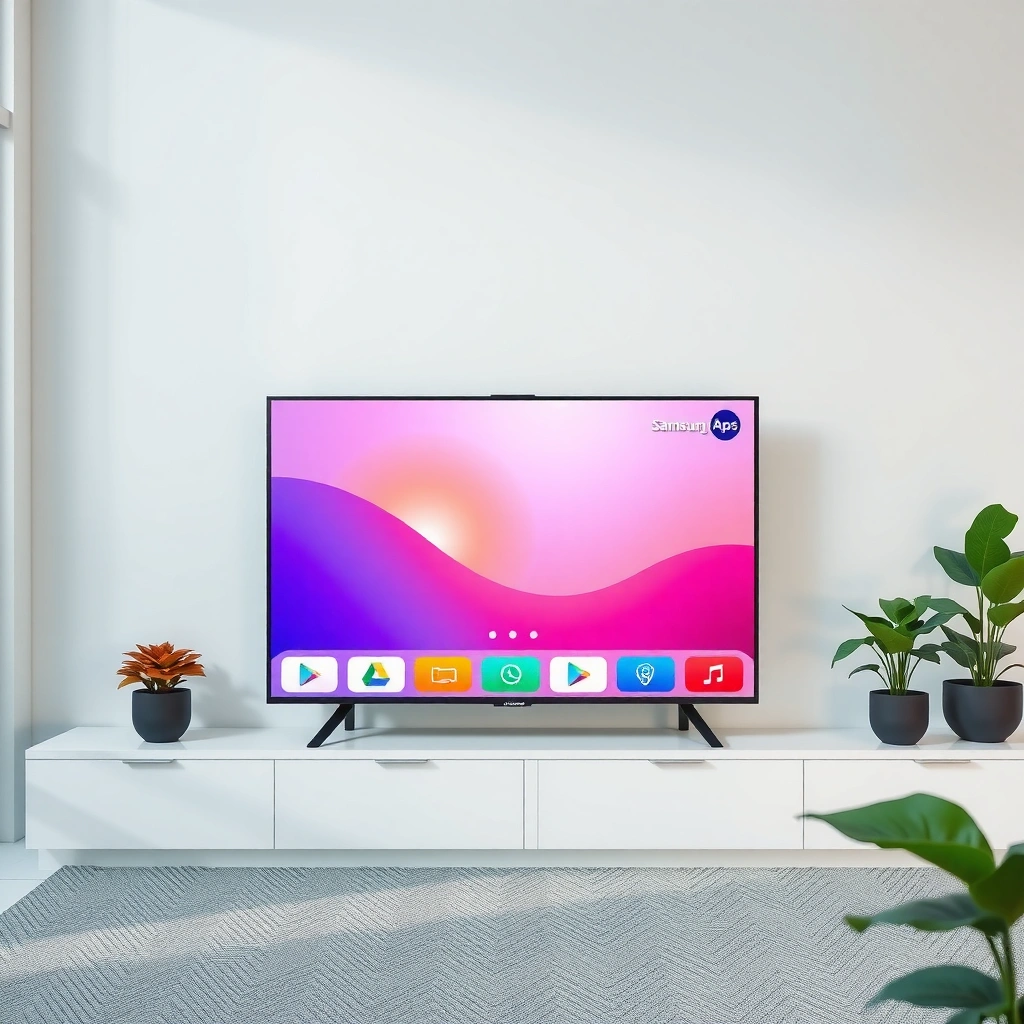 Image showing different Samsung TV models and app types for uninstalling apps.