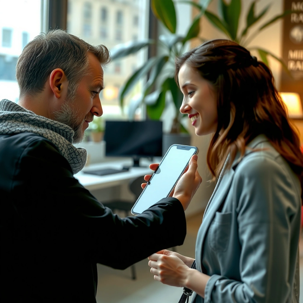 User checking the app store on a smart TV to download apps.