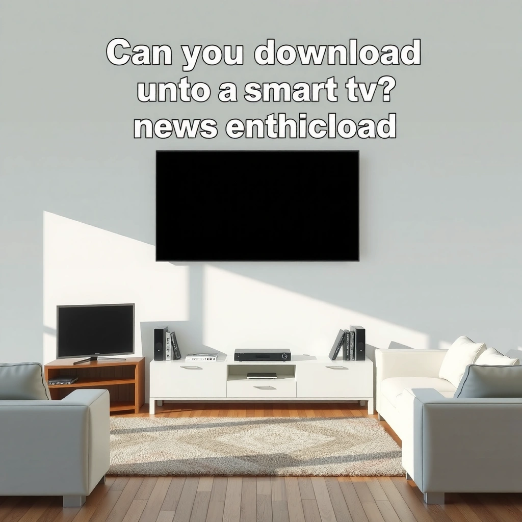 A user checking the app store on their smart TV to download applications.