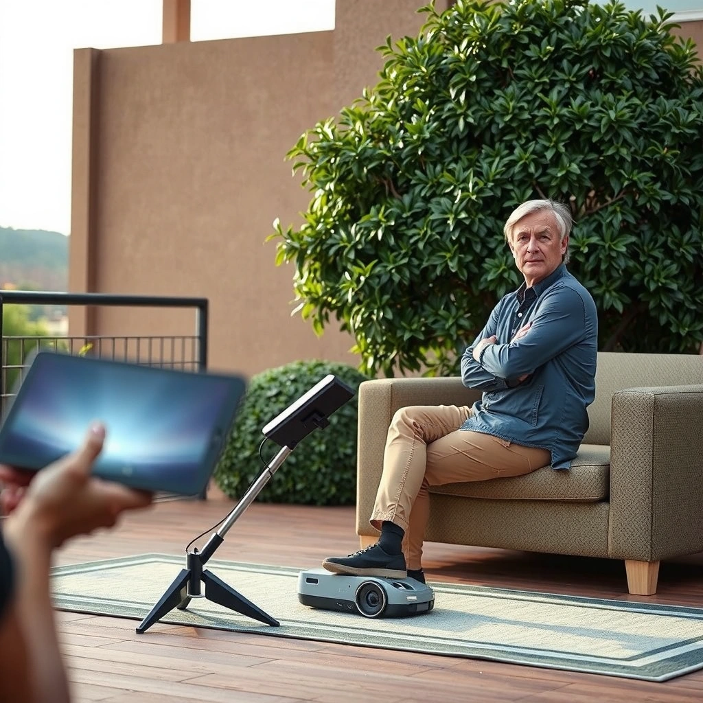 A bright projector showcasing high lumen output for outdoor daytime viewing.