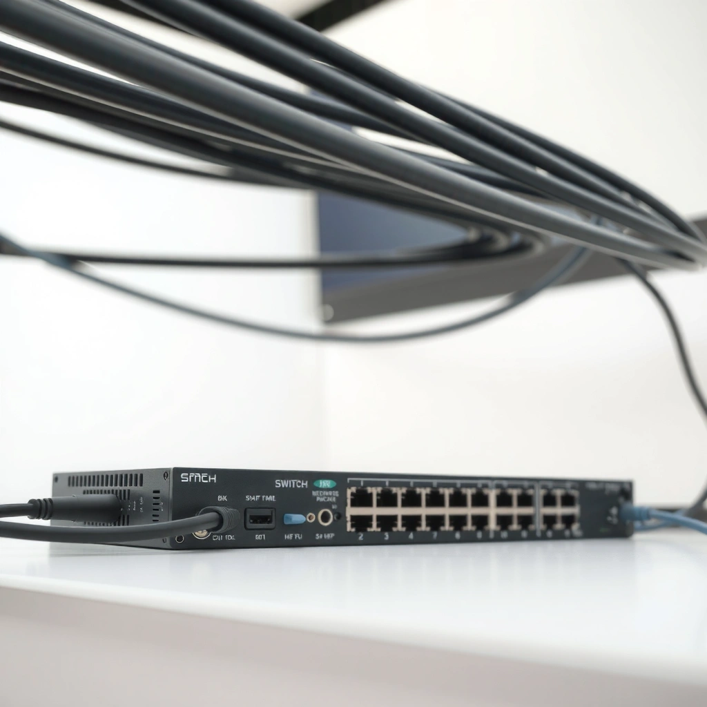 Image illustrating how to choose the right network switch and plan port connections.