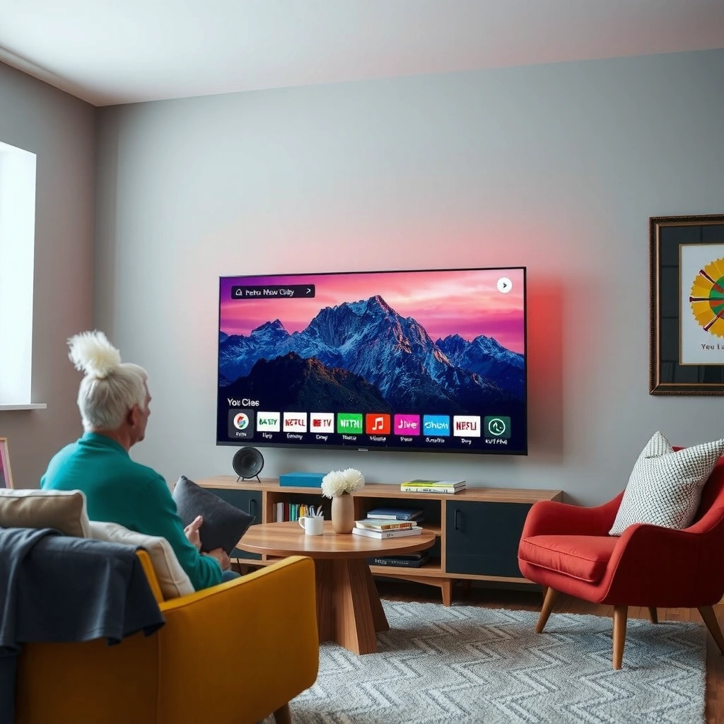 A visual guide to selecting the ideal screen size for non-smart TVs in your living space.