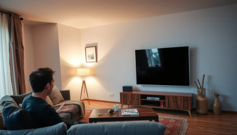 A visual guide on determining the ideal TV size based on viewing distance for optimal home entertainment.