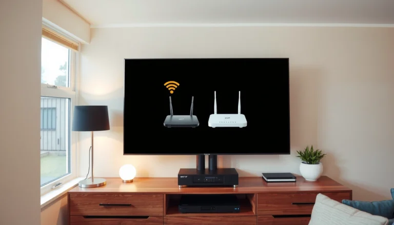 Step-by-step guide on connecting internet to a smart TV for streaming and online access.