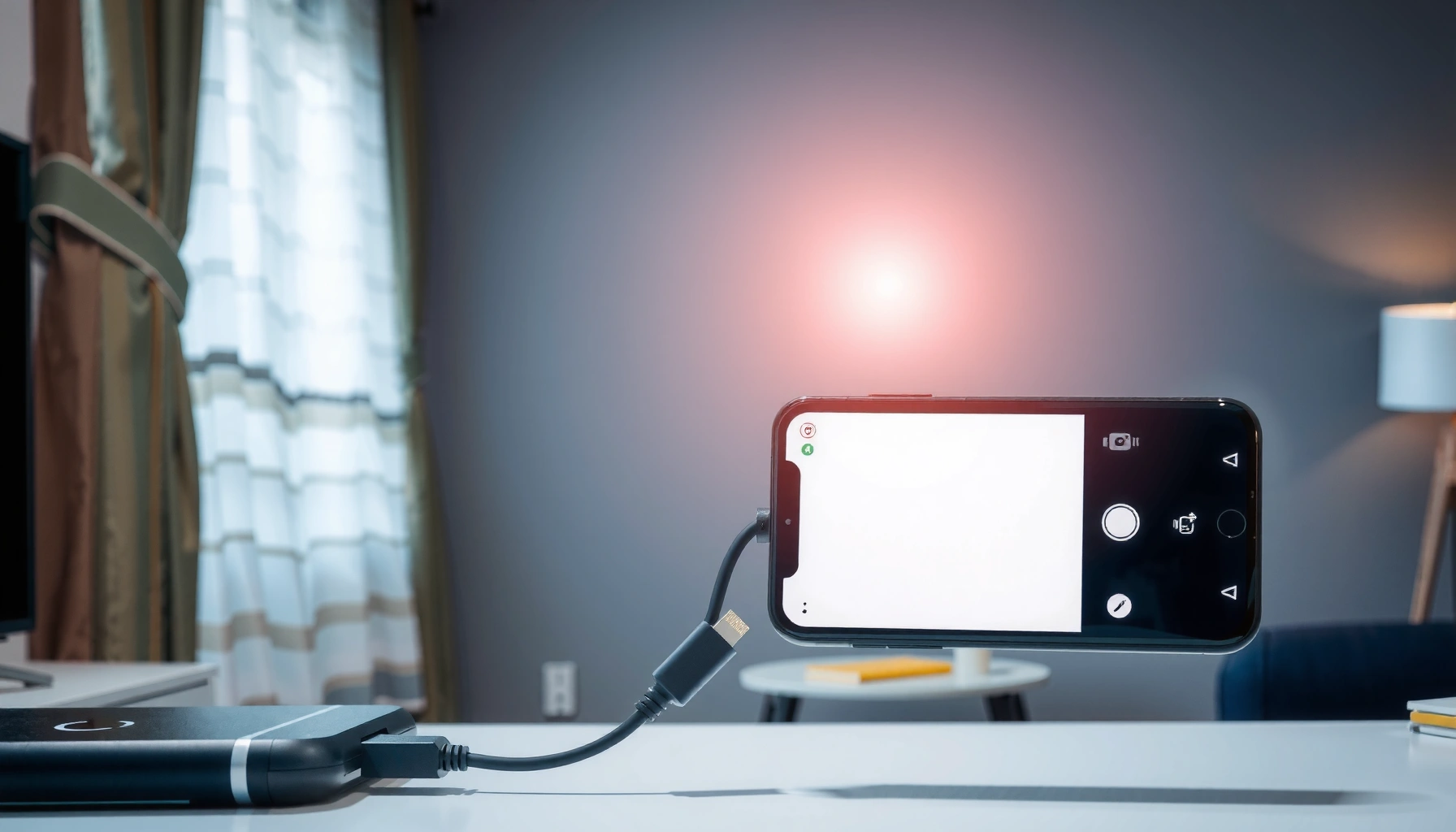 Step-by-step guide on connecting an iPhone to a projector for presentations