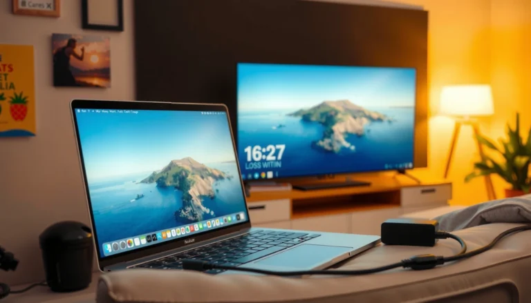 Step-by-step guide to connect a MacBook to a Smart TV for seamless streaming.