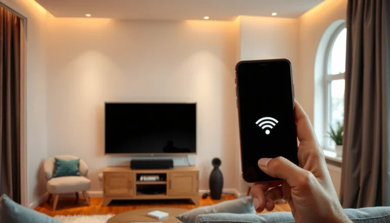 Step-by-step guide on how to connect a phone to a Samsung Smart TV for screen mirroring.
