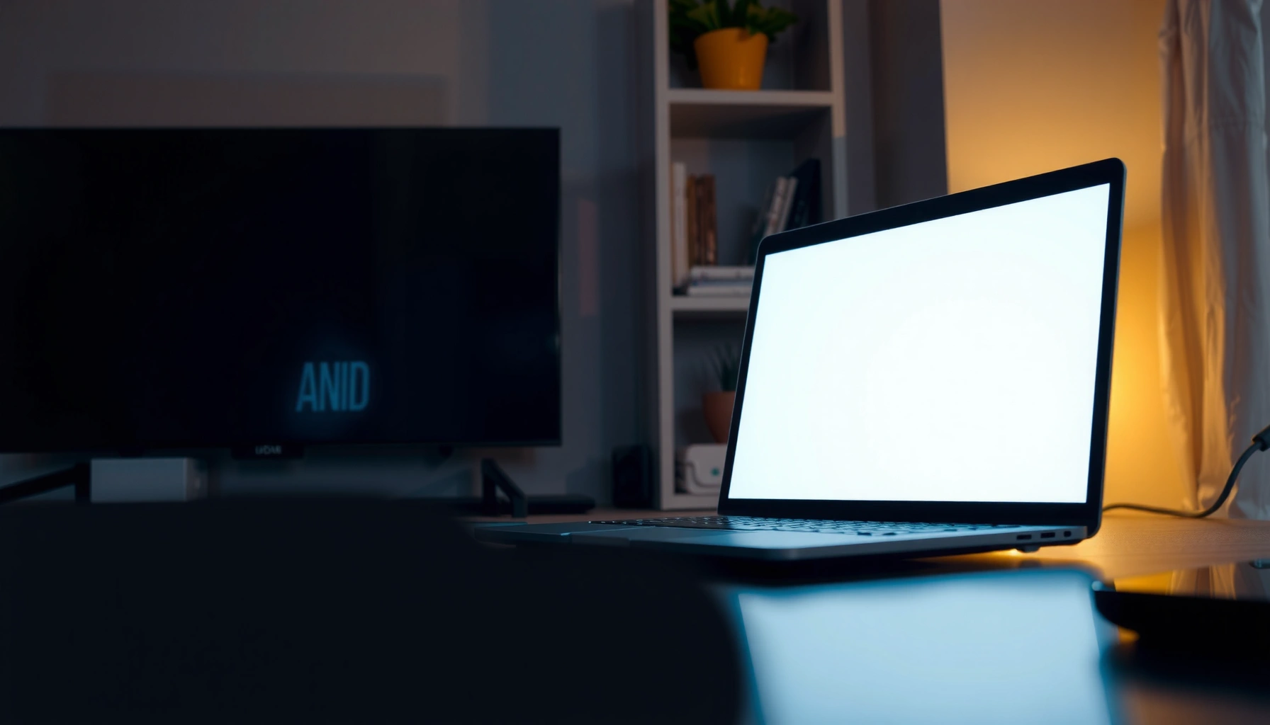Step-by-step guide on connecting a projector to a laptop for presentations.