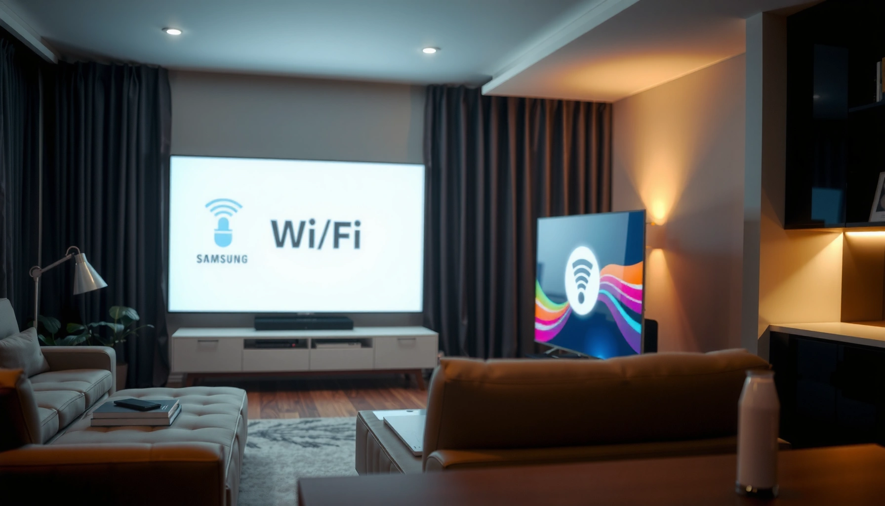 Step-by-step guide on connecting a Samsung Smart TV to the internet for streaming and browsing.