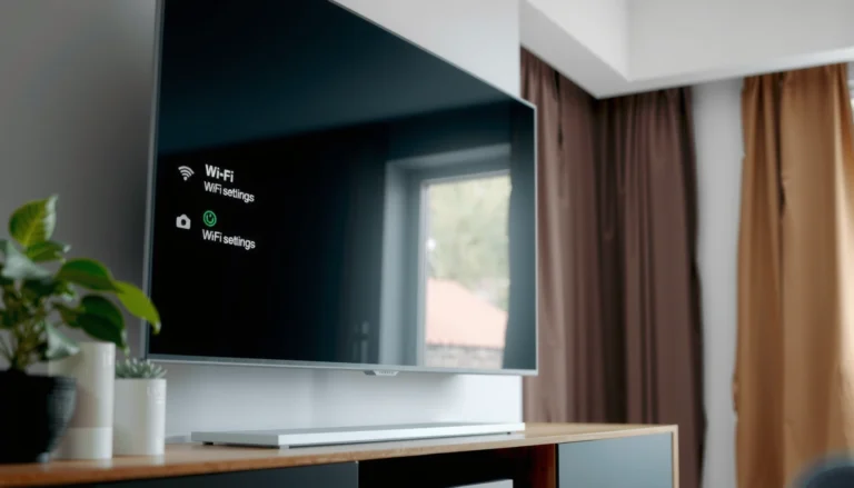 Step-by-step guide on how to connect a Smart TV to the internet for streaming services.