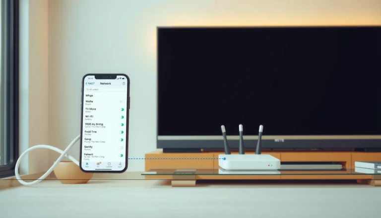 Step-by-step guide on connecting a smart TV to a router for internet access.