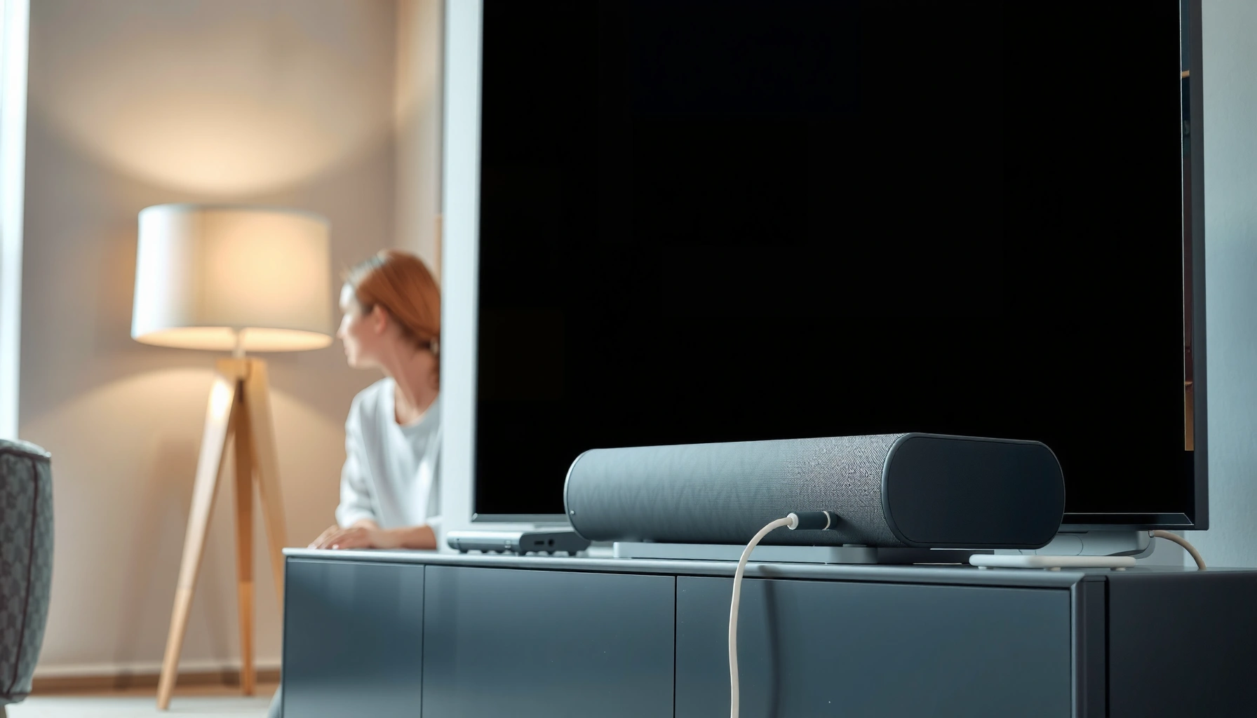 Step-by-step guide on connecting a sound bar to a smart TV for enhanced audio.
