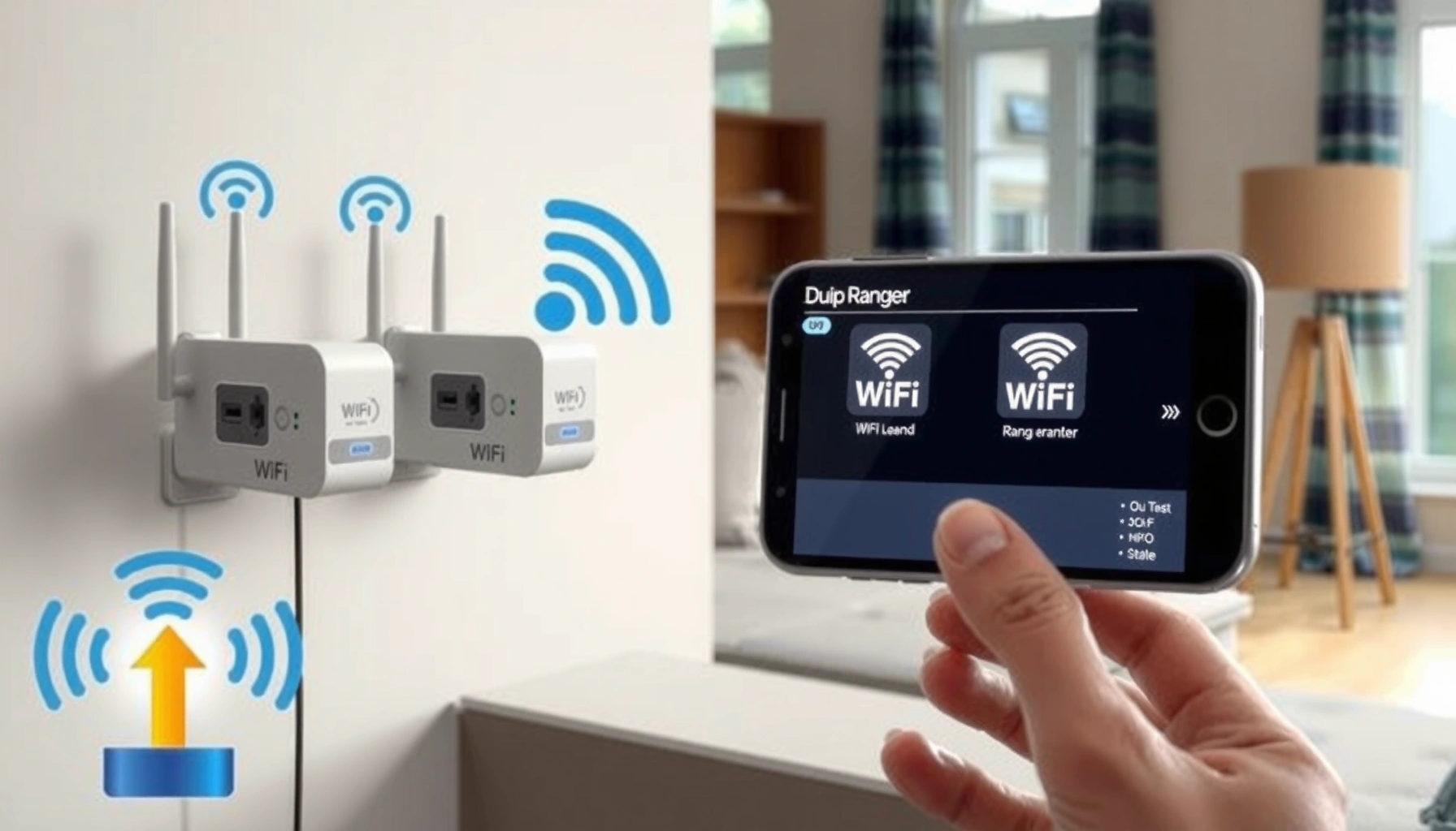 Step-by-step guide on how to connect a WiFi range extender for better internet coverage.