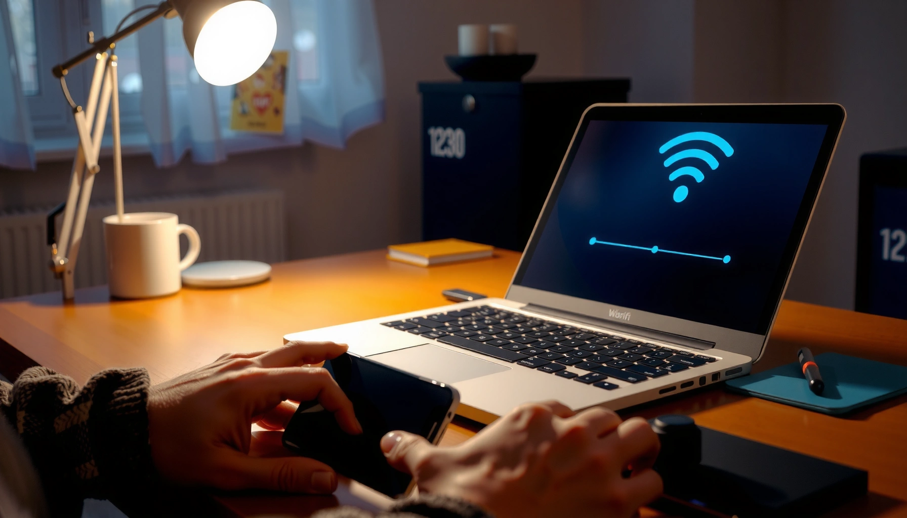 Step-by-step guide on how to connect to a wireless network connection.