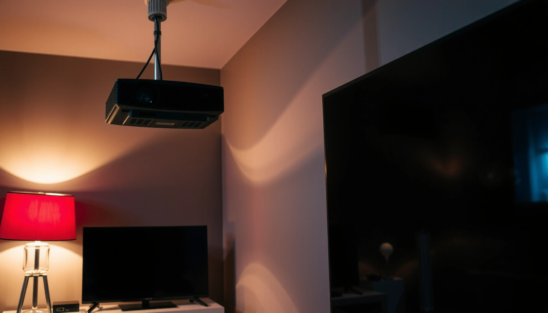 Step-by-step guide on how to connect a projector to a cable for optimal viewing.