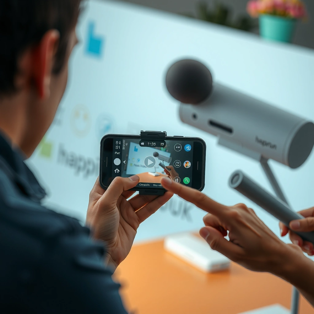 Connection Options - how to connect phone to happrun projector