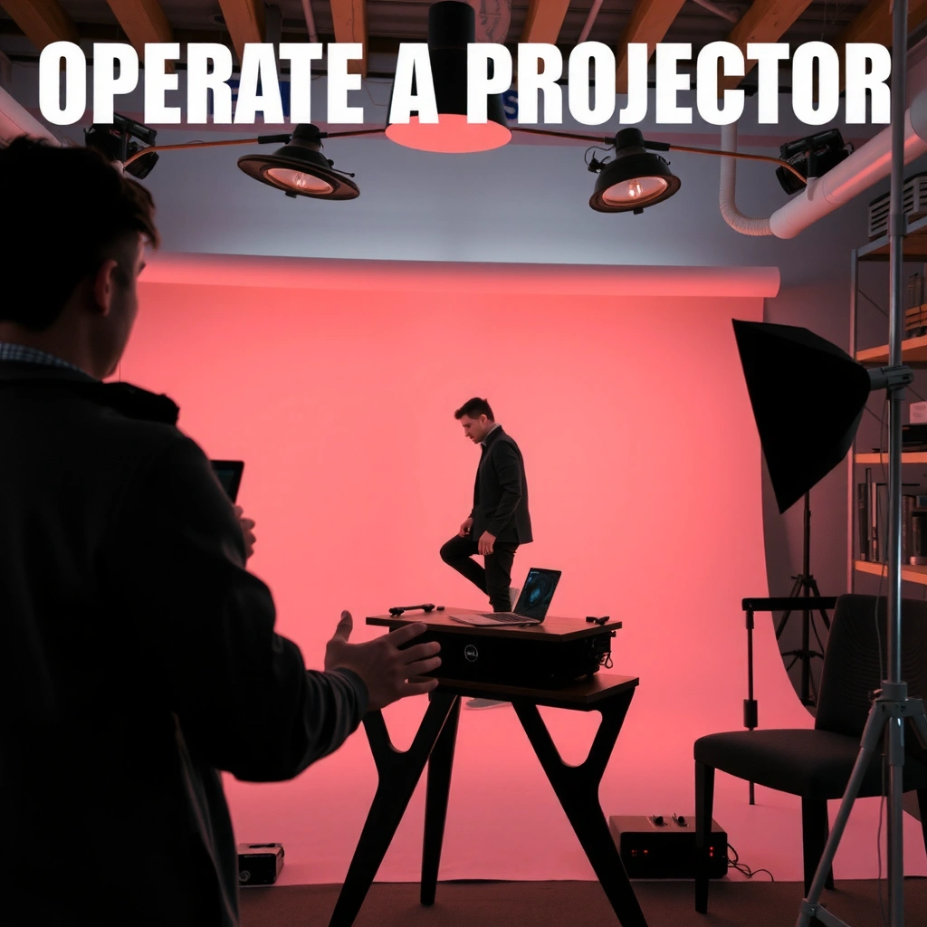 Connections - how to operate projector
