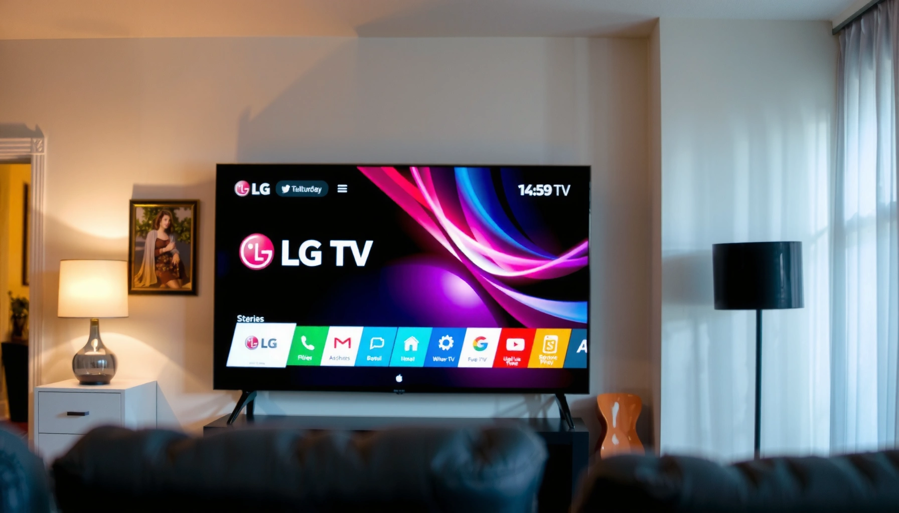 Step-by-step guide on how to download apps to an LG Smart TV.