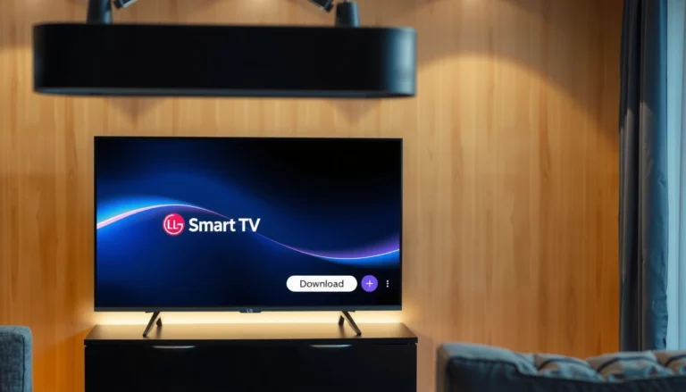Step-by-step guide on how to download apps on an LG Smart TV.